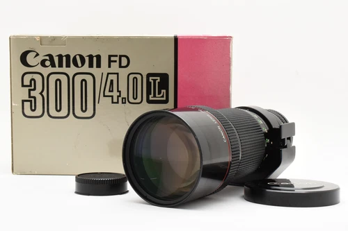 [Top MINT w/BOX] Canon New FD NFD 300mm f4 L MF Telephoto Lens From JAPAN
