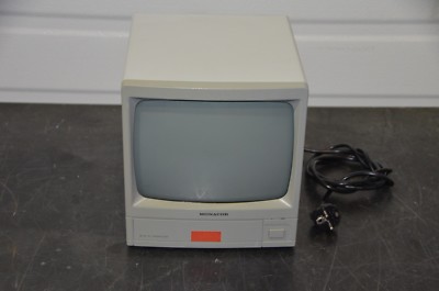 Monacor CDM-1002 B & W 8.5'' Video Monitor 230V 50Hz 27W European Power Supply