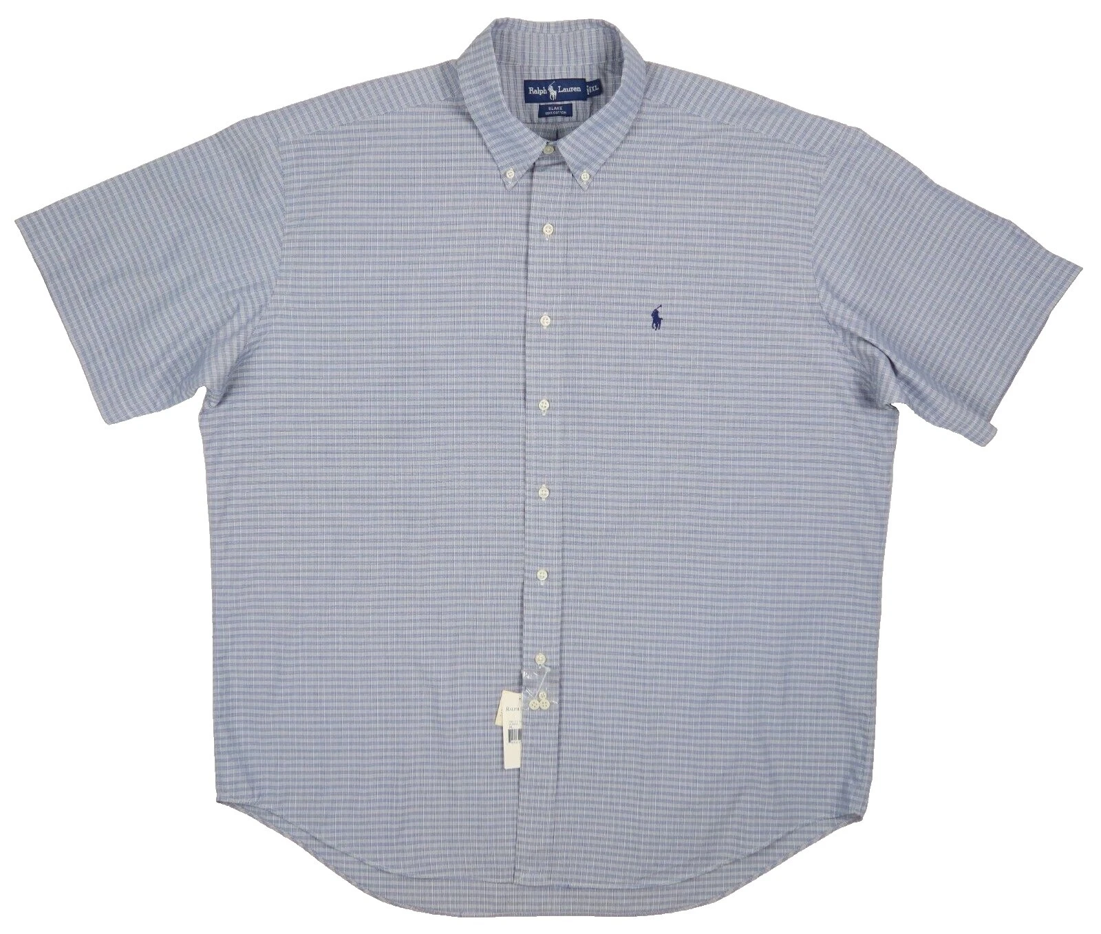 Ralph Lauren Short Sleeve Regular Size XL Casual Button-Down Shirts for Men