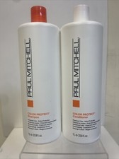 Paul Mitchell Color Protect Daily Shampoo and Conditioner Liter Duo 33.8 oz 0.89 per fl oz