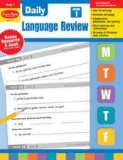 Daily Language Review, Grade 1 - Paperback By...