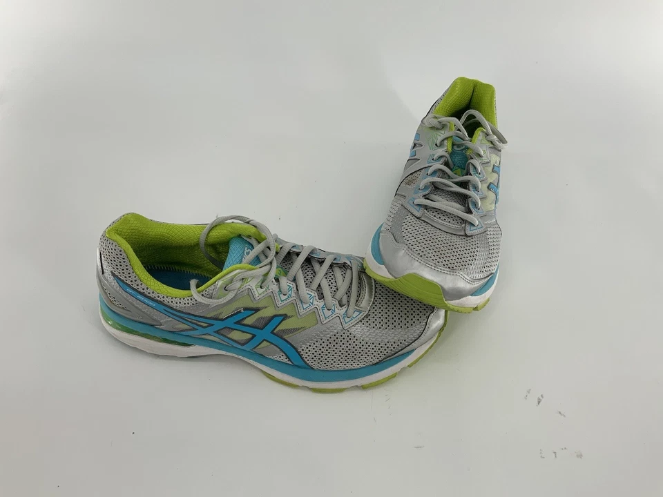 Zapatos para correr ASICS GT-2000 talla 12 para mujer gris azul sin plantillas T657N YGI E4S-50 Foto 2 de 4