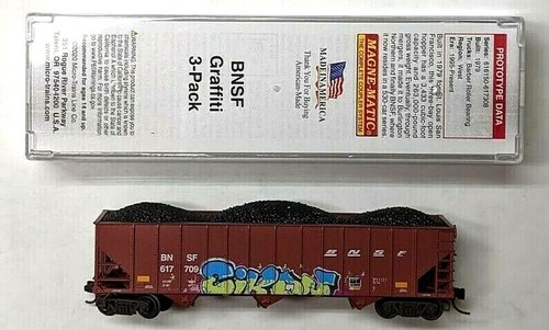 MTL Micro-Trains 10853370 Burlington N Santa Fe BNSF 617709 FW desgastado de fábrica | Zustand: New