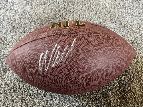 WES WELKER*SIGNED*AUTOGRAPHED*FOOTBALL*NEW ENGLAND*PATRIOTS*BRONCOS*DOLPHINS*COA - Picture 2 of 5