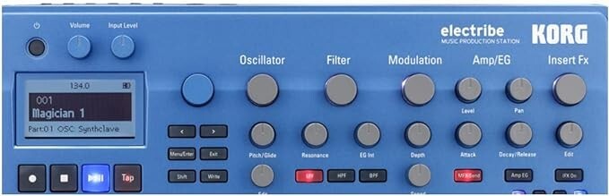 KORG Electribe2 BL Synth Sequencer - Metallic Blue, Live KORG Electribe2 BL Synth Sequencer - Metallic Blue, Live