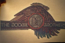 DOOBIE BROS BROTHERS VINTAGE 1970's ROCK & ROLL IRON ON TRANSFER -NICE, B-12