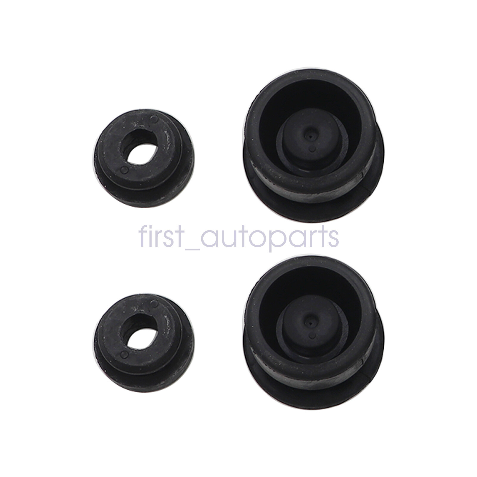 4pcs Lower & Upper Radiator Rubber Mount Bushing Grommets For Honda ...