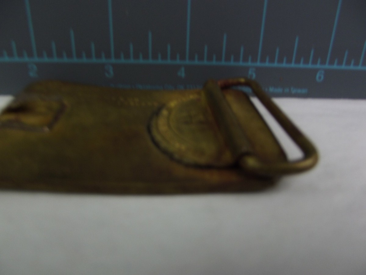 Adams Express Company by Tiffany Co New York Solid Brass Belt Buckle Vintage Tiffany NY American Express Brass Belt Buckle - Etsy main image 2