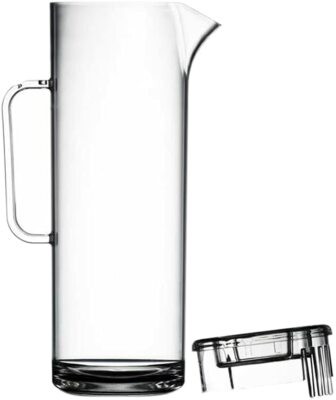 Klares Polycarbonat wiederverwendbares 1,7 l Elite hoher Krug praktisch unzerbrechliches Trinkgeschirr