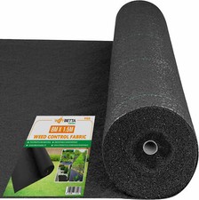 Weed Control Fabric Heavy Duty Ground Cover Membrane Sheet Garden Landscape Mat