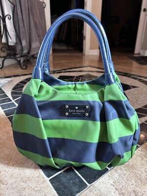 Kate Spade Striped Backpack in Blue and Green Kate Spade New York Backpacks in Bags & Accessories  main image 4