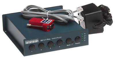 Broadcast Tools SS4.1 Plus Broadcast Automation Audio Switcher & Silence Sensor
