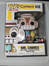 Funko Pop! Games Cuphead Mr. Chimes #418 Gamestop Exclusive W/ Protector (CJ-2)