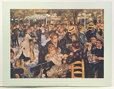 Moulin De La Galette, Louver Paris von Auguste Renior, Reproduktionsdruck