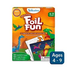 Skillmatics Foil Fun: World of Dinosaurs - Mess Free Foil Art Craft Set 671FFWD