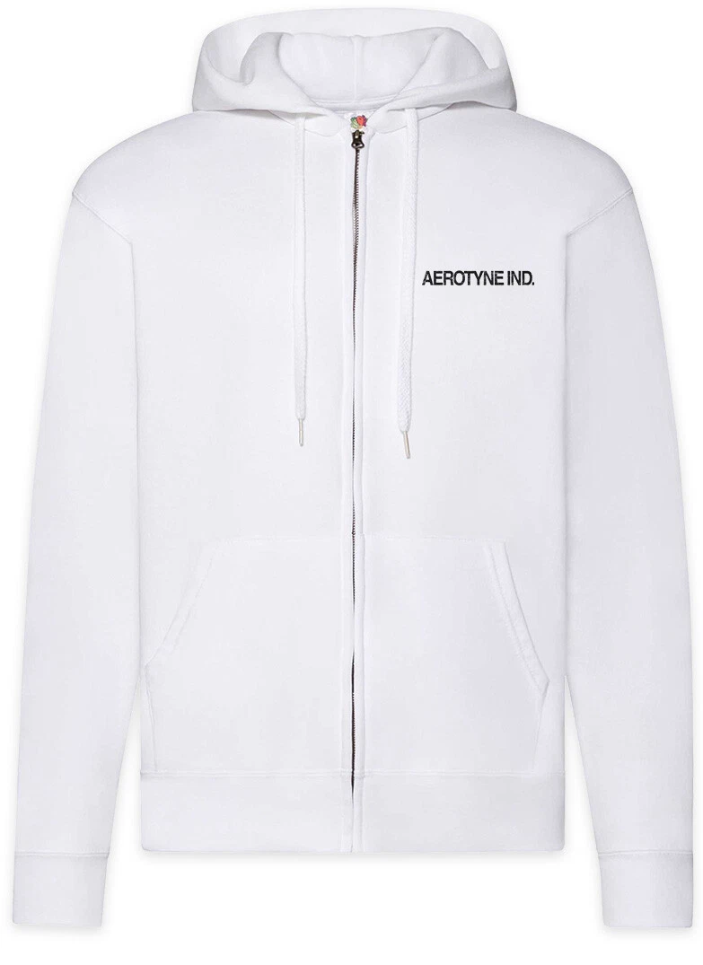 Aerotyne Ind. Zipper Hoodie Wolf of Symbol Sign Logo Wall Street Banker Trader