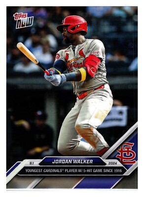 Jordan Walker St. Louis Cardinals 2024 Topps Now #627 | eBay