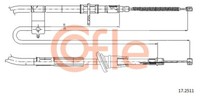 Cofle Handbremsseil Hinten, Links FüR Hyundai Oe 5976022100