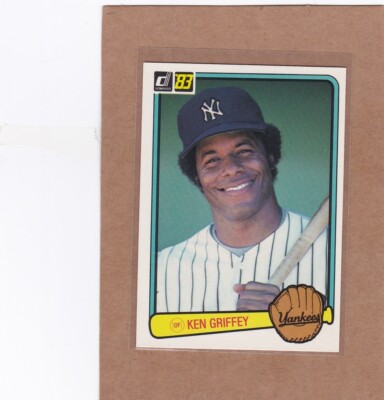 1983 DONRUSS BASEBALL KEN GRIFFEY #486 YANKEES NMMT OR BETTER *E2397