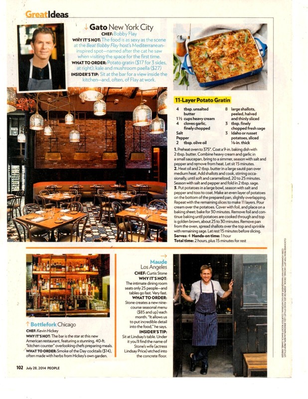 mixed CELEBRITY CHEFS:  75 clippings pages lot - 50+ years! - 1/2 pound