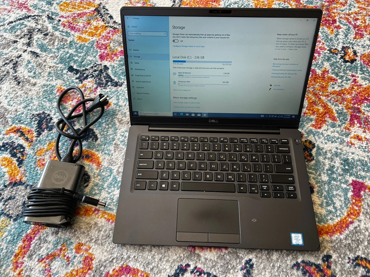 Dell Latitude 7400 Laptop - 1.6 GHz i5-8365U 16GB 256GB SSD, 14