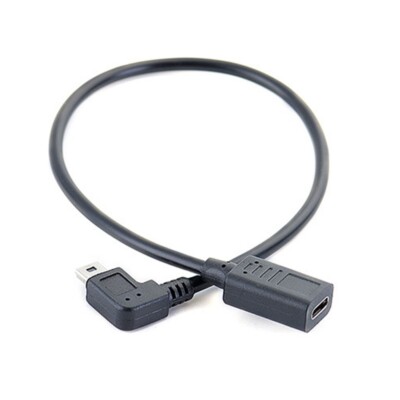 Type C Female to Mini USB 5Pin Charging Cable for Digital Camera MP3 Players