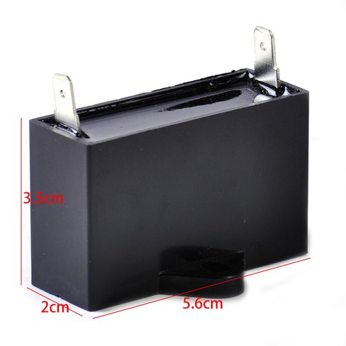 CBB61 12uF 350VAC Capacitor Small Gasoline Generator 350/60HZ Ceiling Fan Motor - Picture 3 of 8
