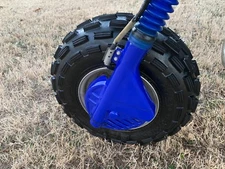 ATC Addiction BLUE Front Fork & Disc Guards. Honda 85 86 ATC250R ATC 250R Maier