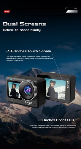 SJCAM Flagship SJ11 Active Action Camera 4K 2.33" Touch Screen Waterproof 5GWiFi - Picture 13 of 17