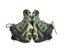 Oboz Fit Hiking Boots Waterproof B-Dry Womens Size 9 Black/Gray/ Green