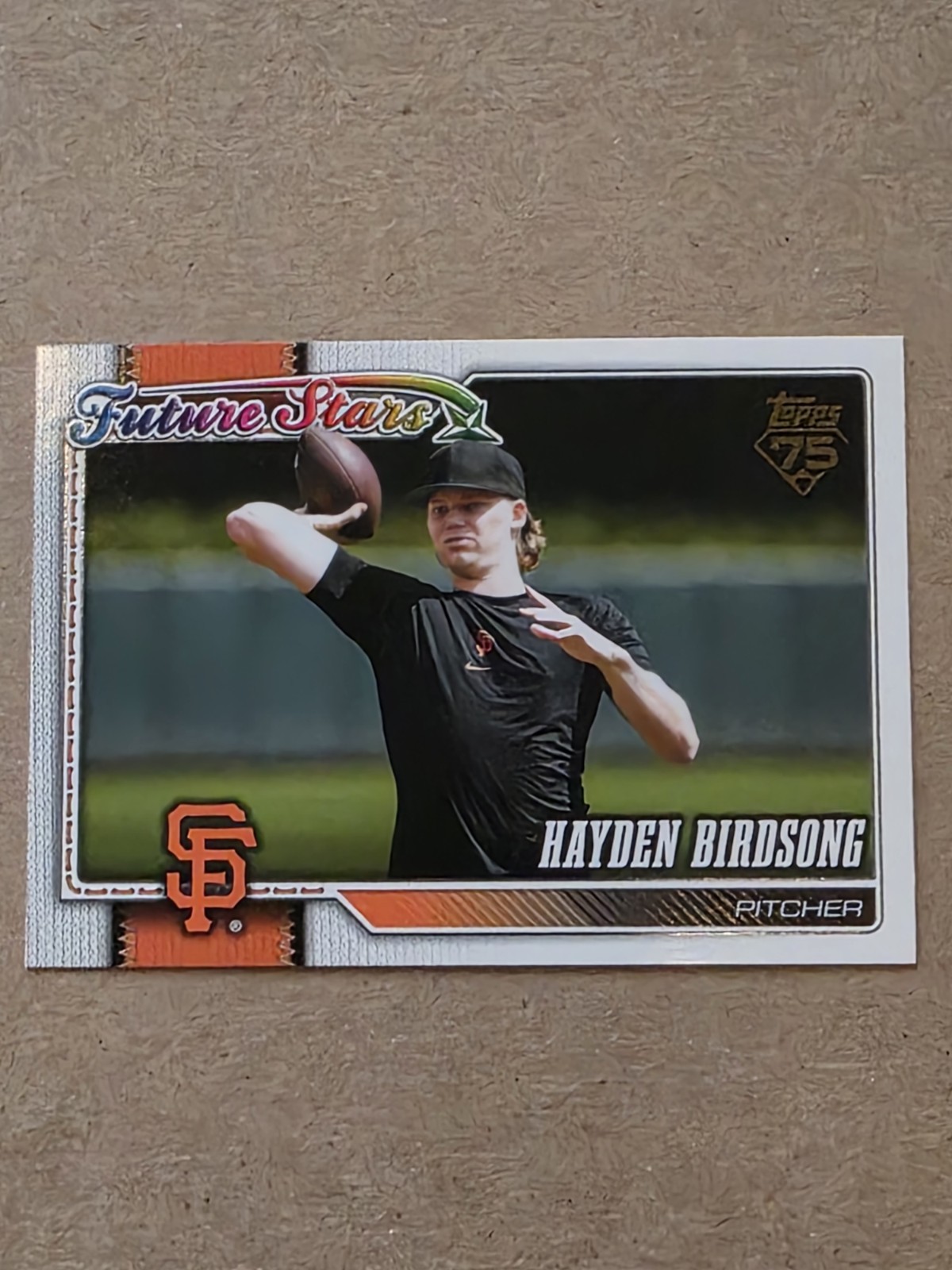 2026 Topps Series 1 #296 Hayden Birdsong Golden Mirror Image Variation SSP