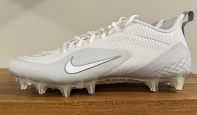 Nike Alpha Huarache 8 Pro Lacrosse Cleats Mens Size 10 White CW4439-110