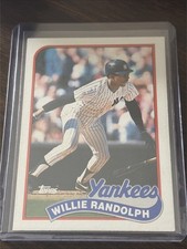 1989 Topps - Willie Randolph #635 New York Yankees (A)