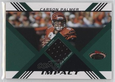 2008 Topps Stadium Club Impact Relics Gold 3/50 Carson Palmer #IR-CP ms9
