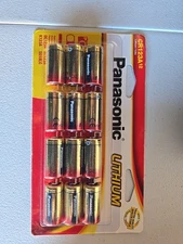 CR-123PA/12B CR123A Lithium Batteries, Pack of 12