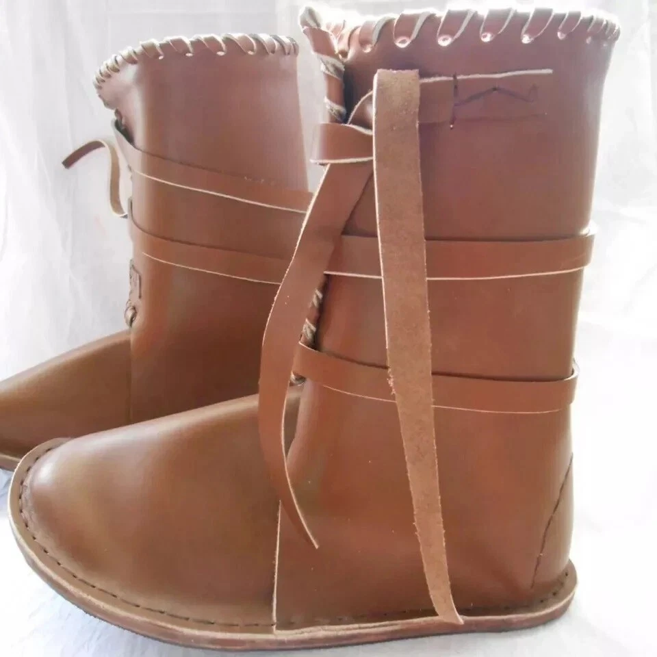 Product Details: Medieval style boots Renaissance Shoes Larp & Cosplay Shoes Pi - Image 3 of 4