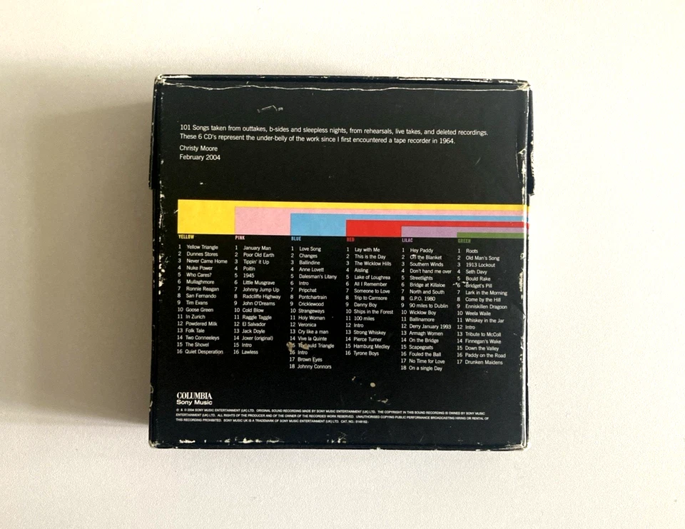 Christy Moore The Box Set 1964-2004 6 x CD Sony 2004 VG/NM - Image 4 of 4