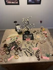 Vintage Jewelry Lot Costume, Rings, Bracelets, Broaches, Earrings-- Some signed!