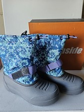 Northside Kid's Frosty Snow Boot, Aqua/Lilac, US Toddler Choose Size