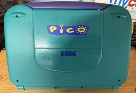 Sega Pico Game System with 2 Games  In Original Box Tested  No Ac Cord Included