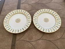 Set Of 2 Bernardaud Limoges CONSTANCE 8 3/8” Salad Plates Phoebe