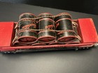 Vintage JEP marklin Bing train 0 Gauge red Graphiline Flat Wagon French 1950s — photo 4