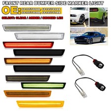 For Dodge Challenger 2015-2022 Front Rear Bumper Side Marker Lights Signal Light For Dodge Challenger 2015-2022 Front Rear Bumper Side Marker Lights Signal Light