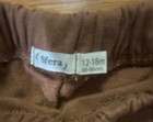 Sfera Baby Sweatpants Brown 12-18 Months Solid Pattern Elastic Waist — photo 3