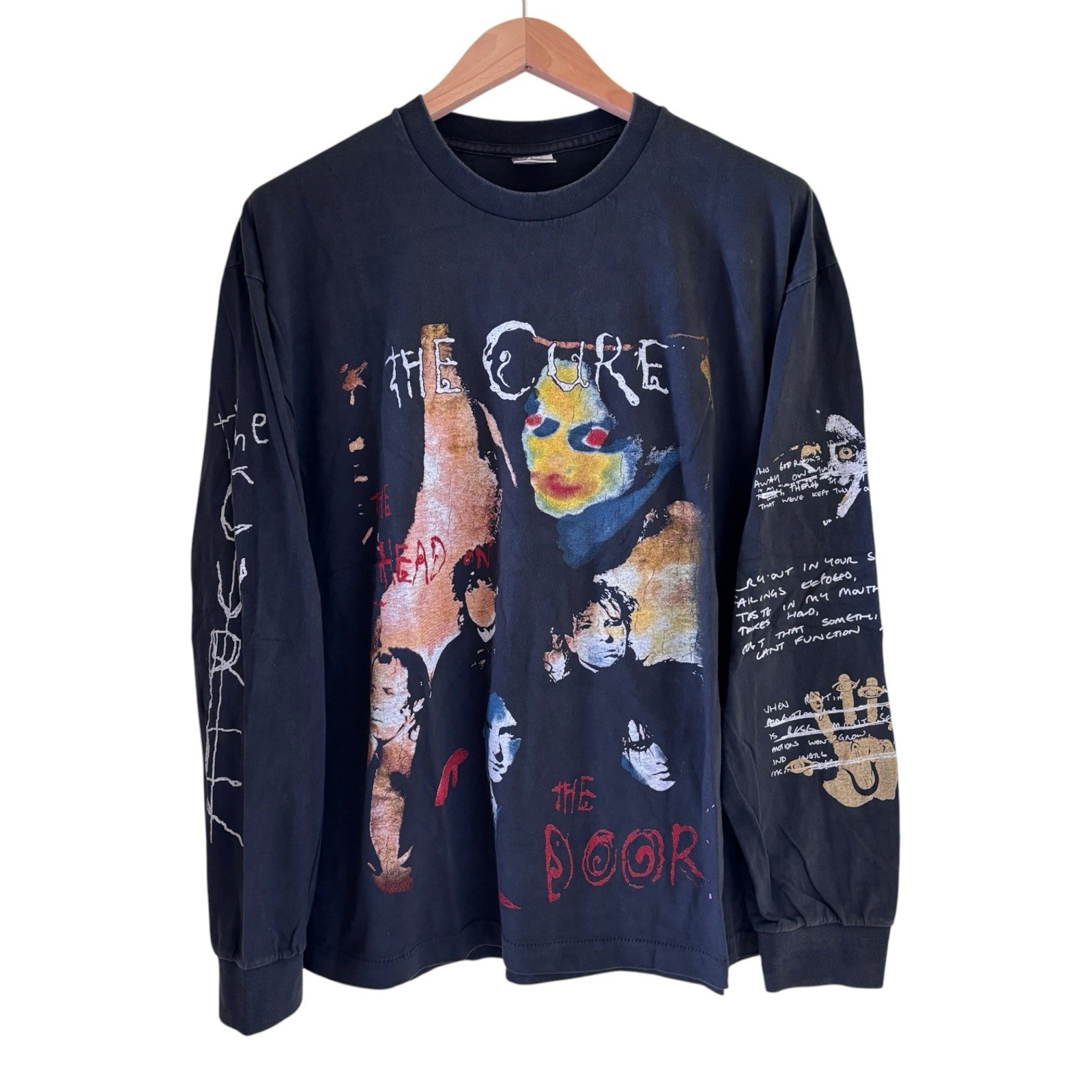 The Cure 1985 Head On The Door Concert Tour Robert Smith Band XL T-Shirt REPRINT