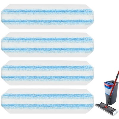 Mop Pads Replacements Compatible with O Cedar H2prO Flat Mop System Microfibe...