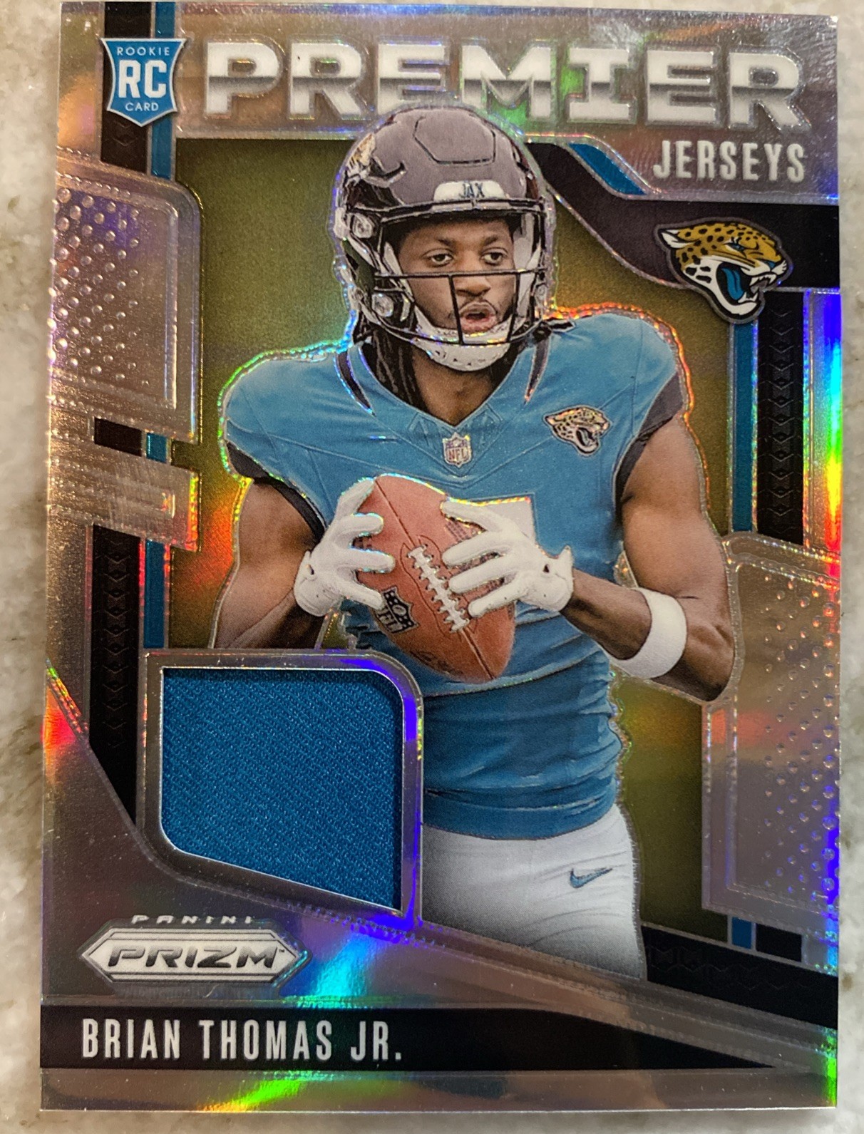 BRIAN THOMAS JR. 2024 Panini Prizm Premier Jersey Patch Jags RC #PJ-BTJ