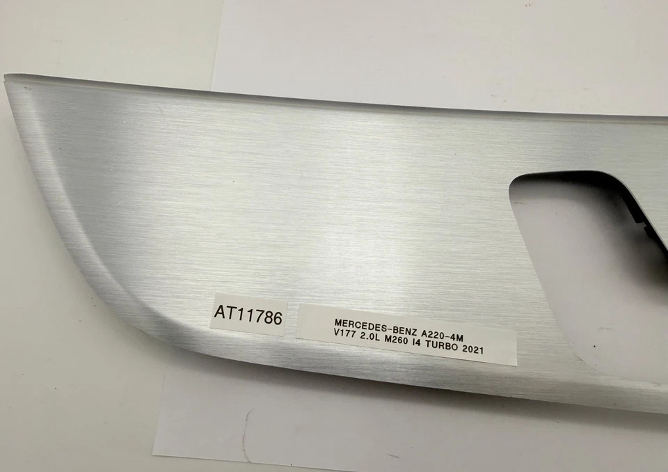 OEM 19-22 Mercedes-Benz A220 Front Left Driver Door Memory Switch Bezel Molding - Image 3 of 4