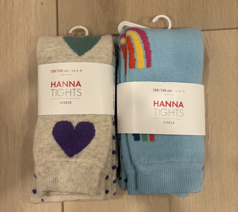 NWT 2 Pairs of Hanna Andersson Leggings - Size 6-8