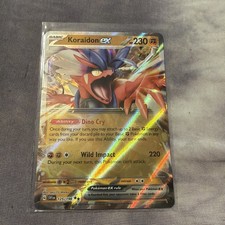 Pokémon TCG Koraidon EX Scarlet & Violet Base Set Holo Double Rare Card 125/198